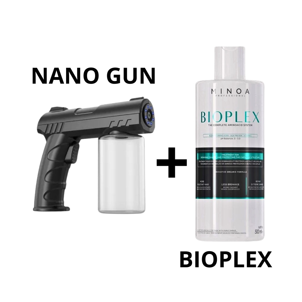 Combo NANO GUN + Soin MINOA BioPlex Aminoacid anti-élasticité