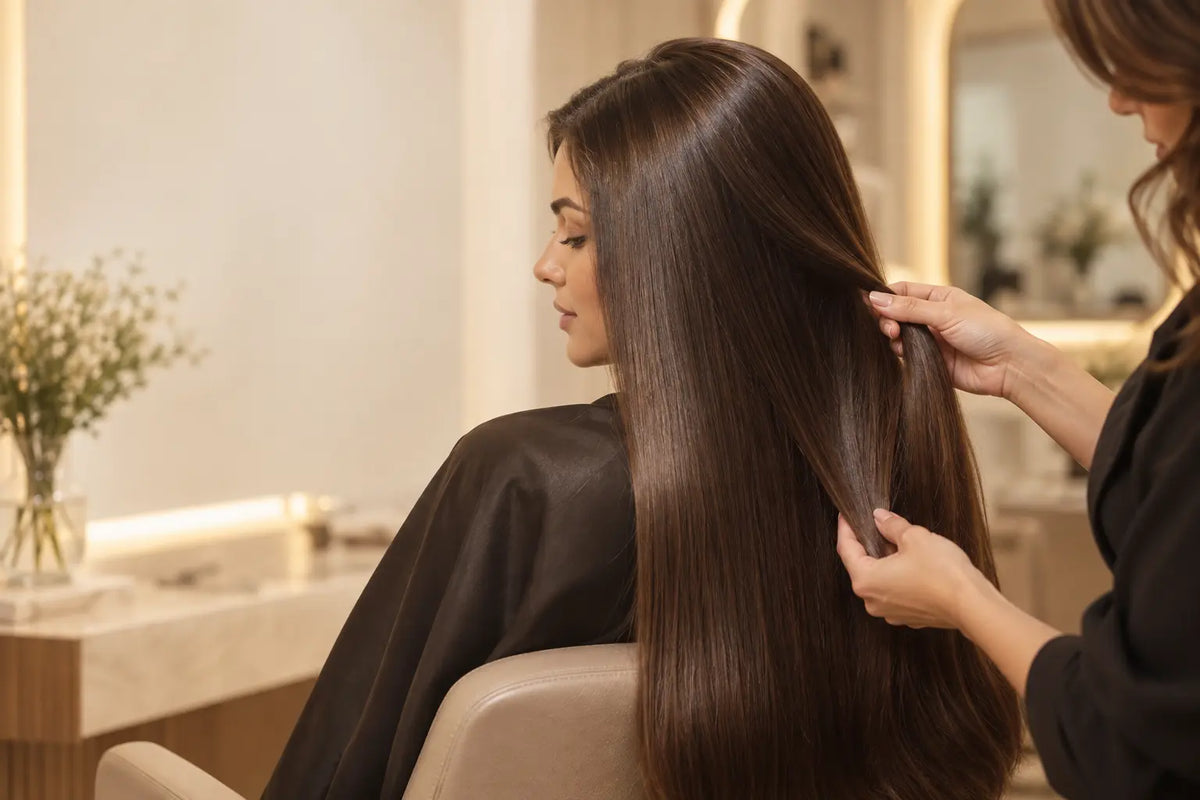 Le lissage brésilien abîme-t-il les cheveux ? Diagnostic professionnel Bild