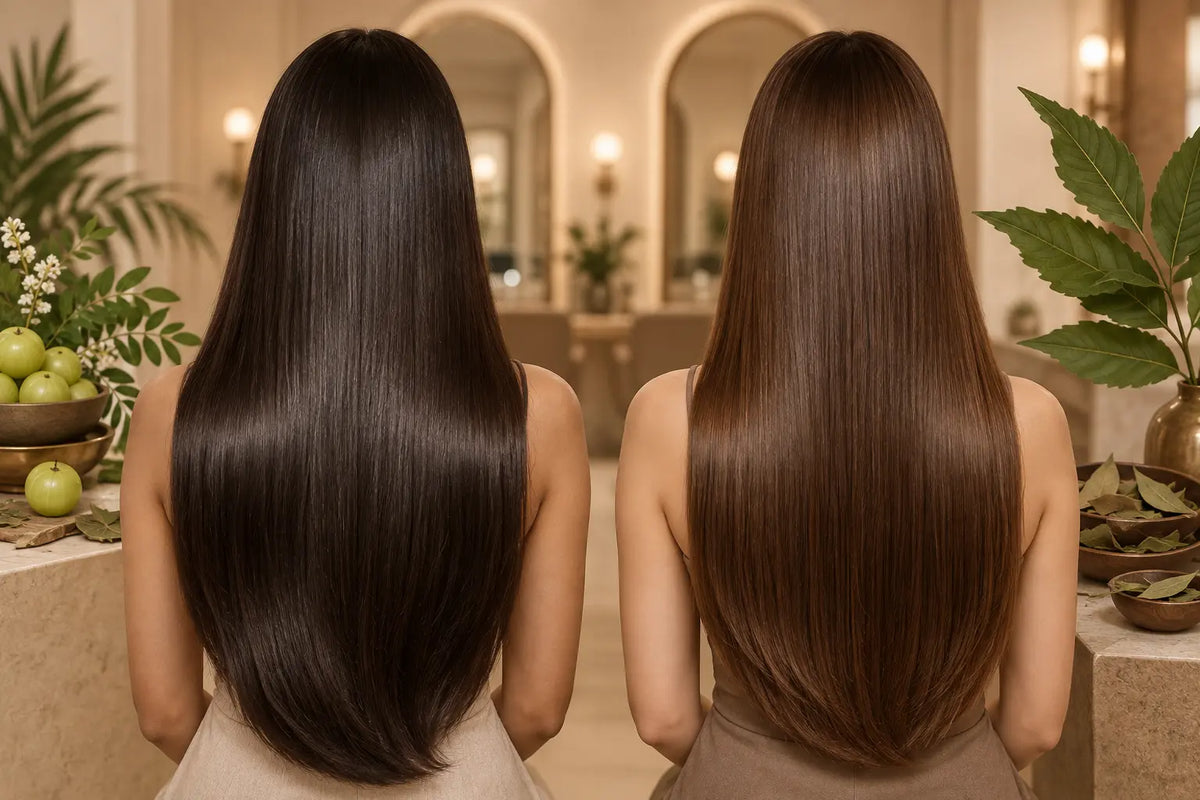 Lissage indien ou lissage au tanin : comparaison Bild