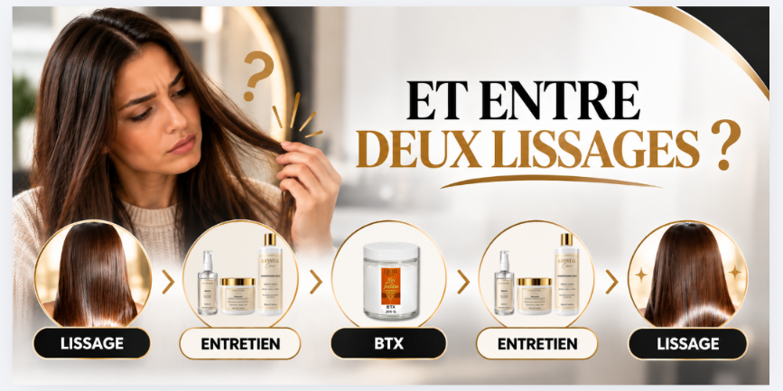 Entre deux lissages : routine d'entretien des cheveux et Botox capillaire Image