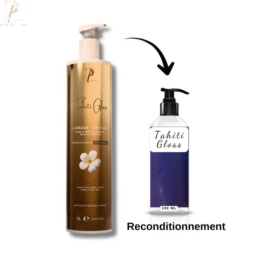 LISSAGE sans acide glyoxylique - TAHITI GLOSS au Karité - 100 ML PARIS LISSlissage-PARISLISS.COM