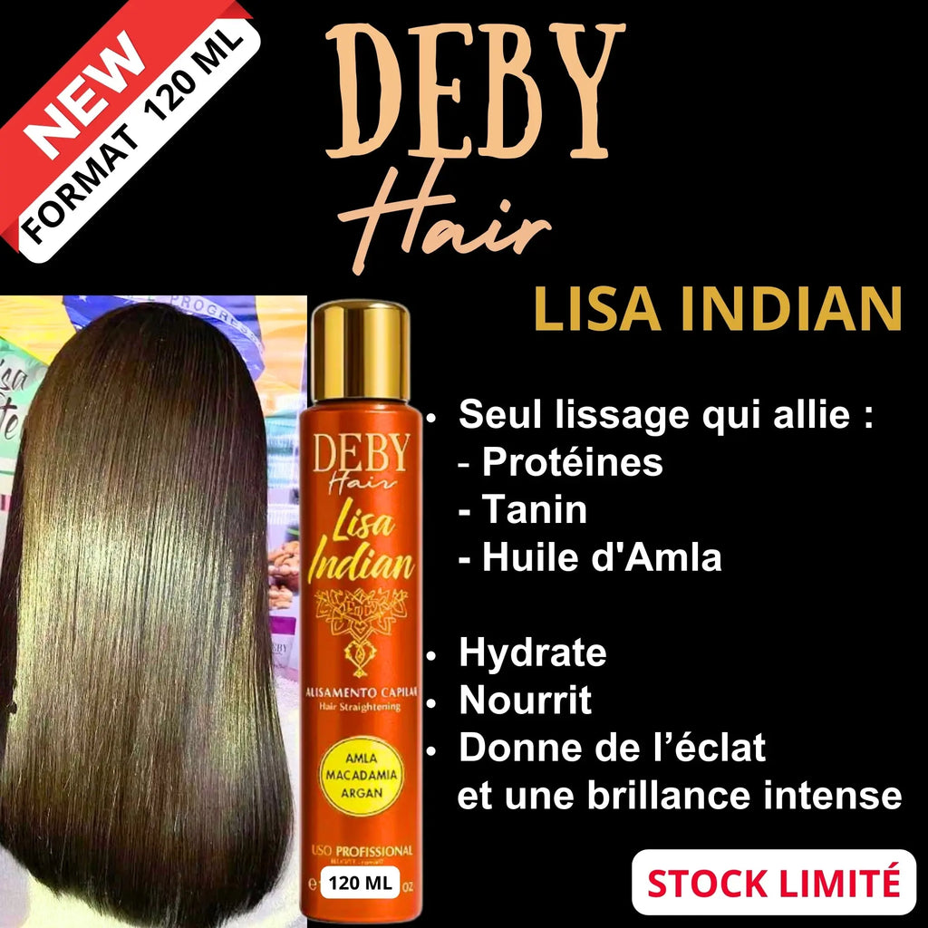 BANNIERE-GSM-LISA_INDIAN-DEBY_HAIR-120_ML-lissage-PARISLISS.COM