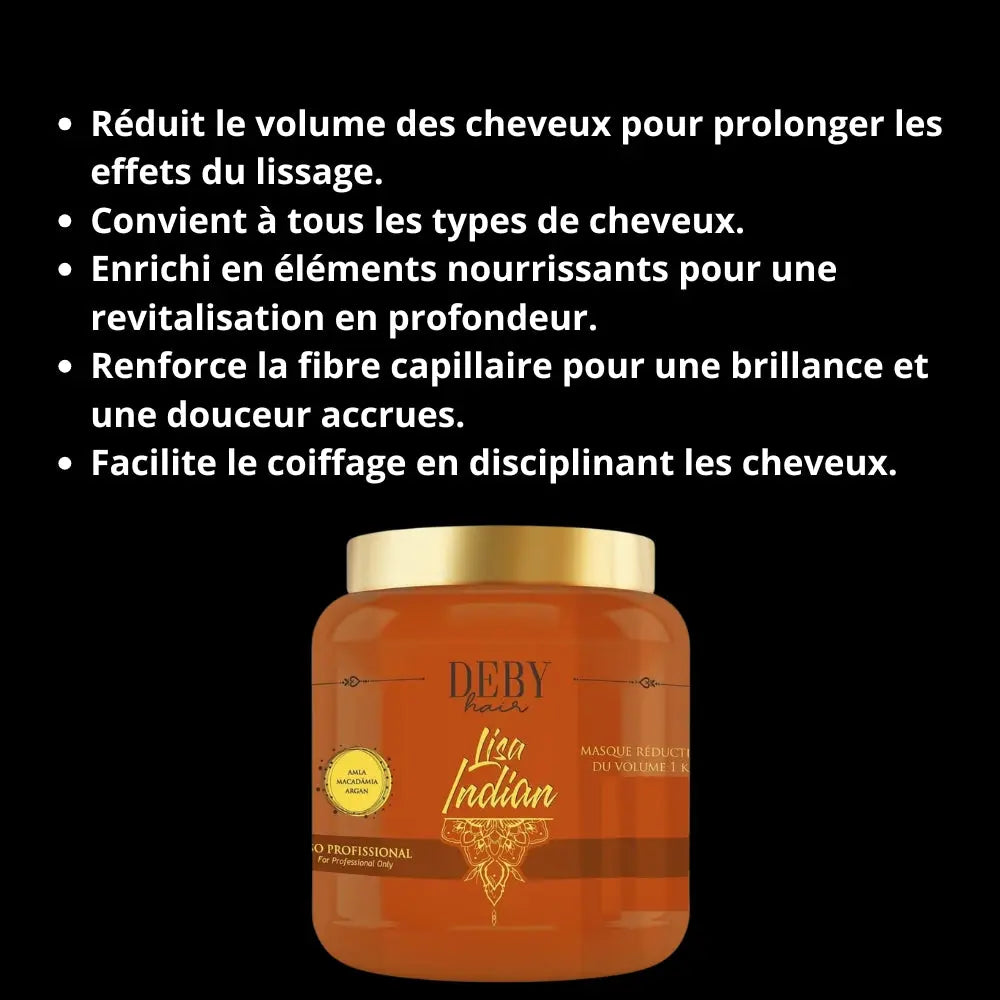 Professional Hair BTX - Lisa Indian - Deby Hair - 1KG