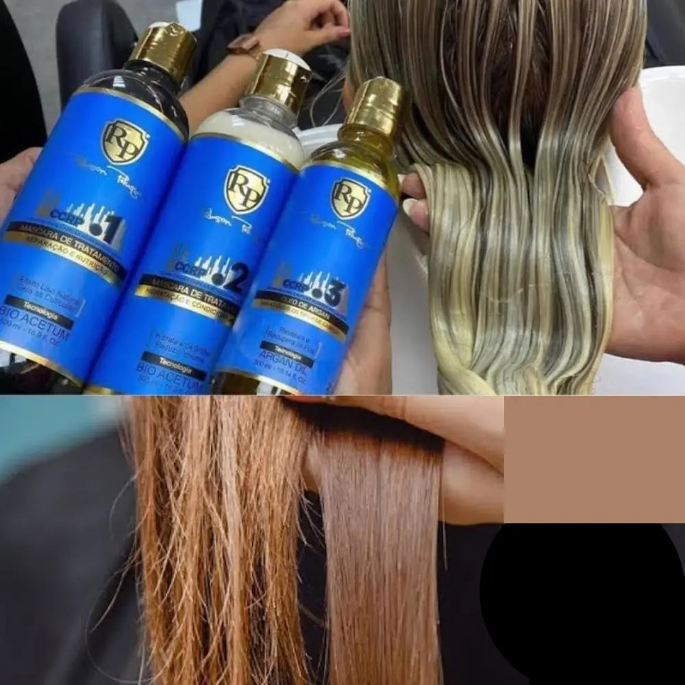 CCRP Robson Peluquero - kit 4 soins - anti-élasticité - réparation capillaire - Paris Liss