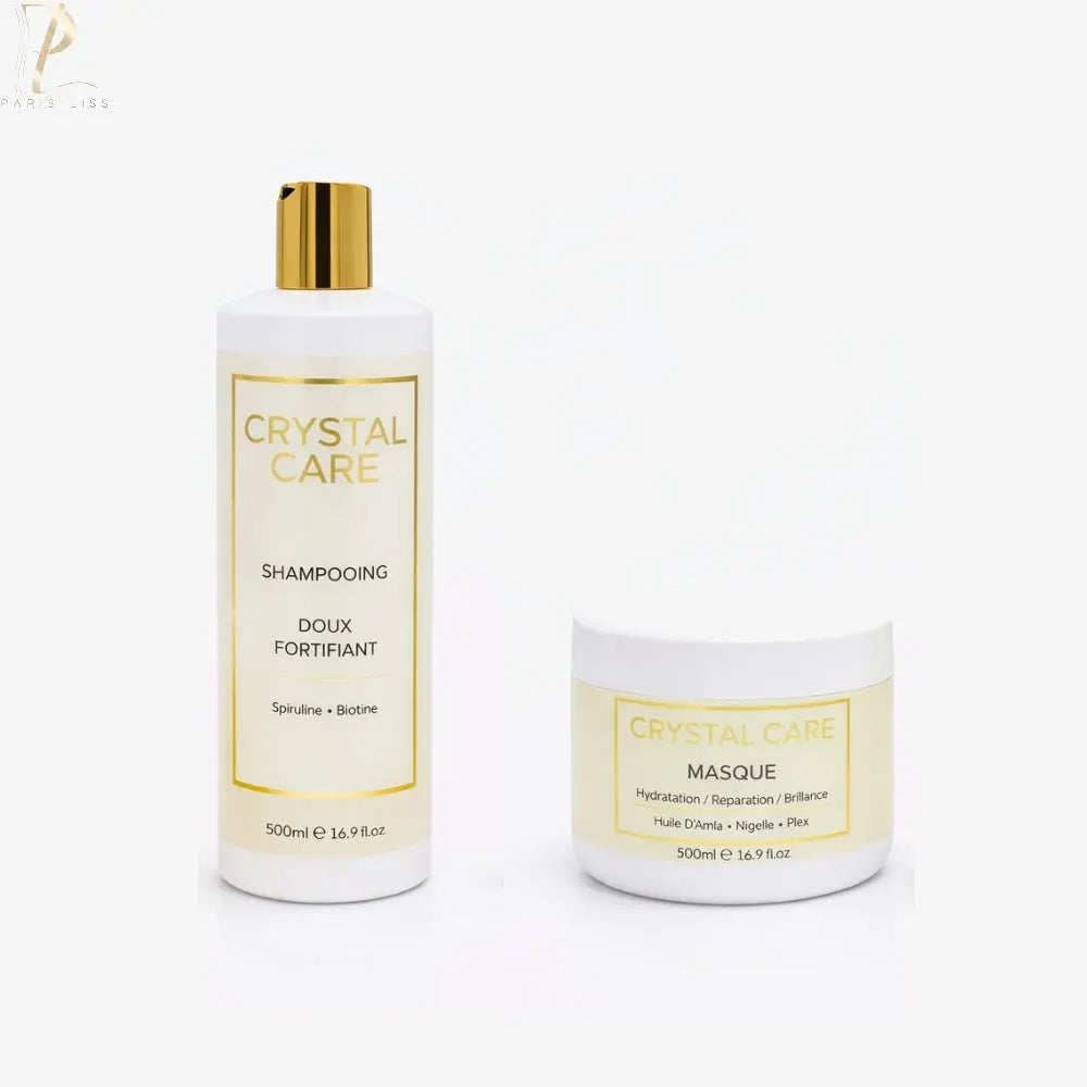 ENTRETIEN LISSAGE - KRYSTAL CARE - Shampoing  + Masque - Paris Liss