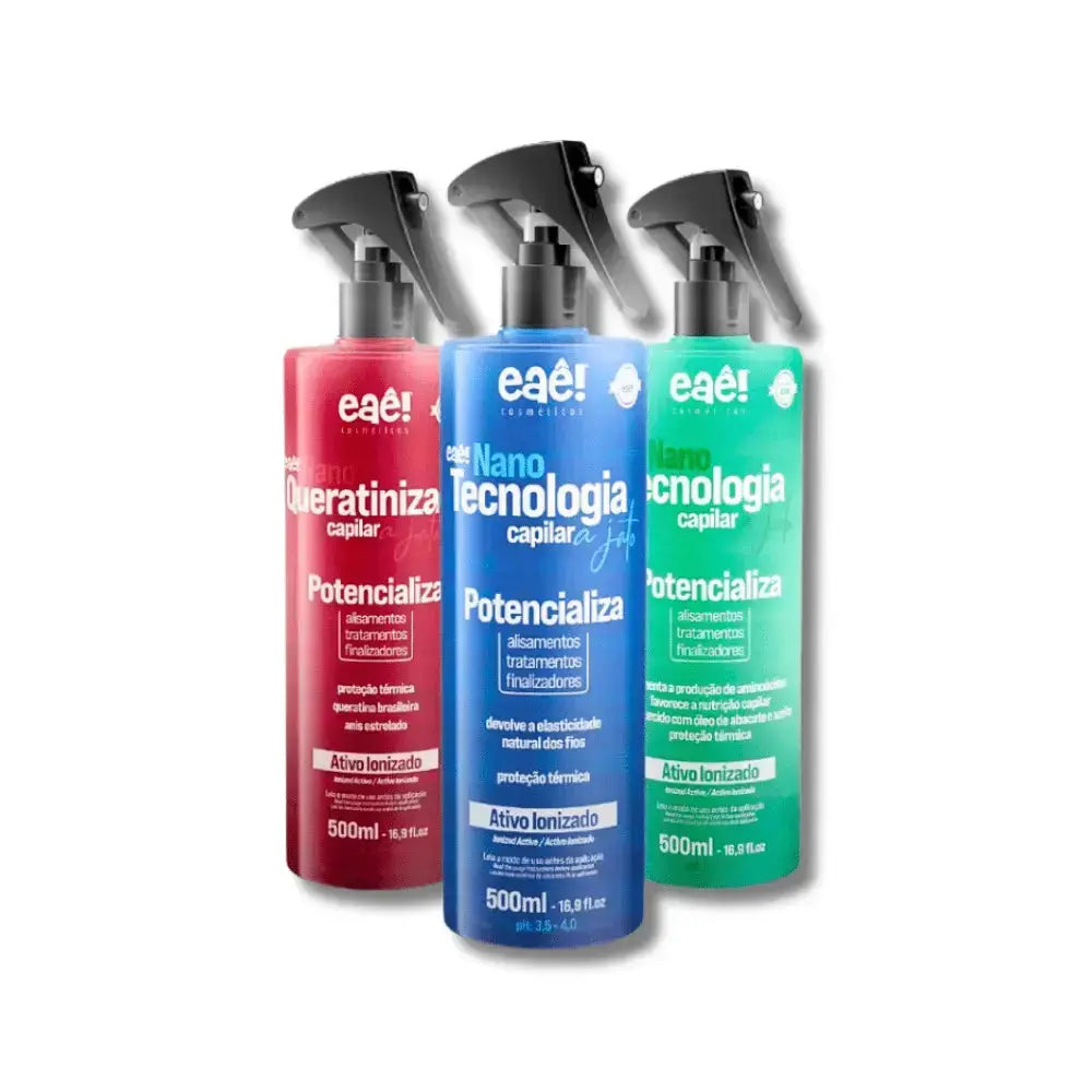 EAE - Soins NANO Technologie - Kit 3 Sprays - 3x 500 ML - Paris Liss