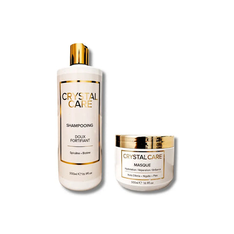 ENTRETIEN LISSAGE - KRYSTAL CARE - Shampoing  + Masque