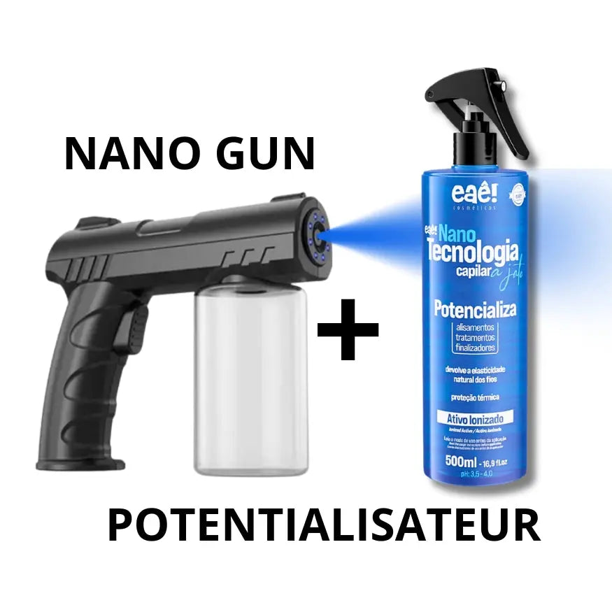 Nano Gun Atomiseur Capillaire + EAE Potencializa effet miroir EAElissage-PARISLISS.COM