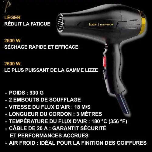 Duo LIZZE - Lisseur + Sèche-Cheveux